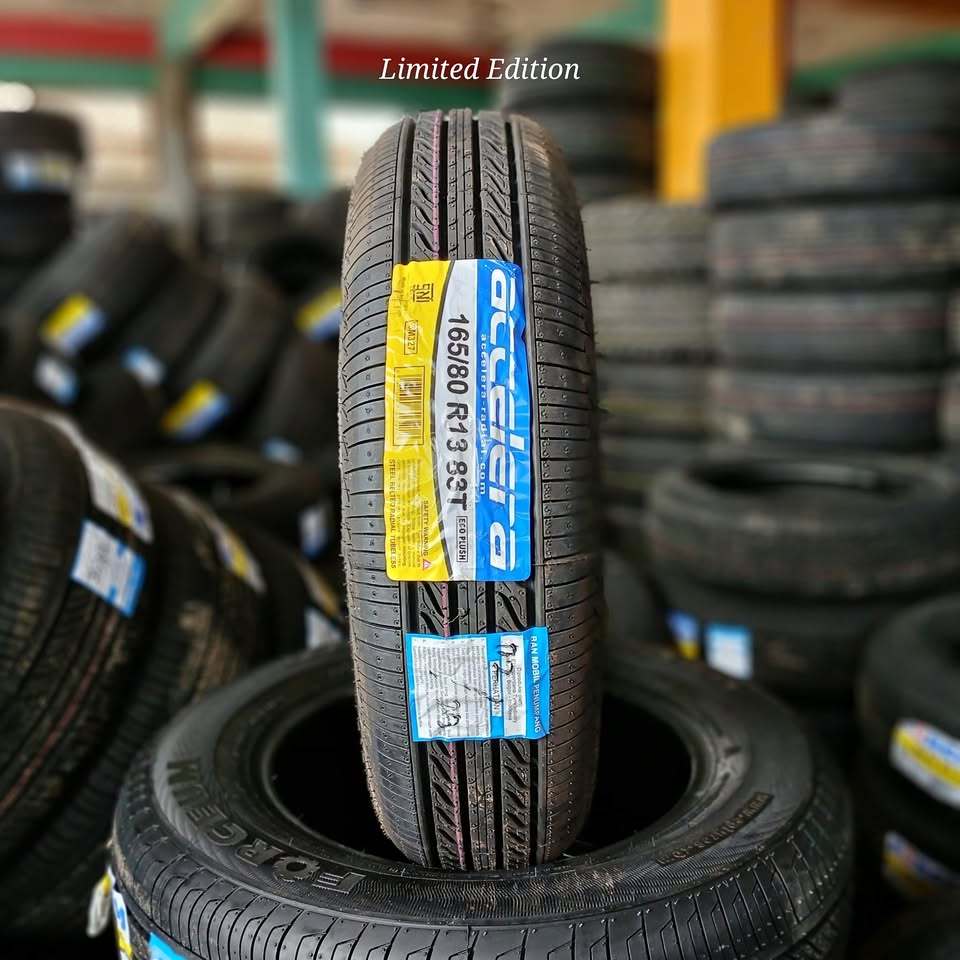 165 80 R13 ACCELERA ECCOPLUSH BAN MOBIL TUBLES RING 13 MERK ACCELERA