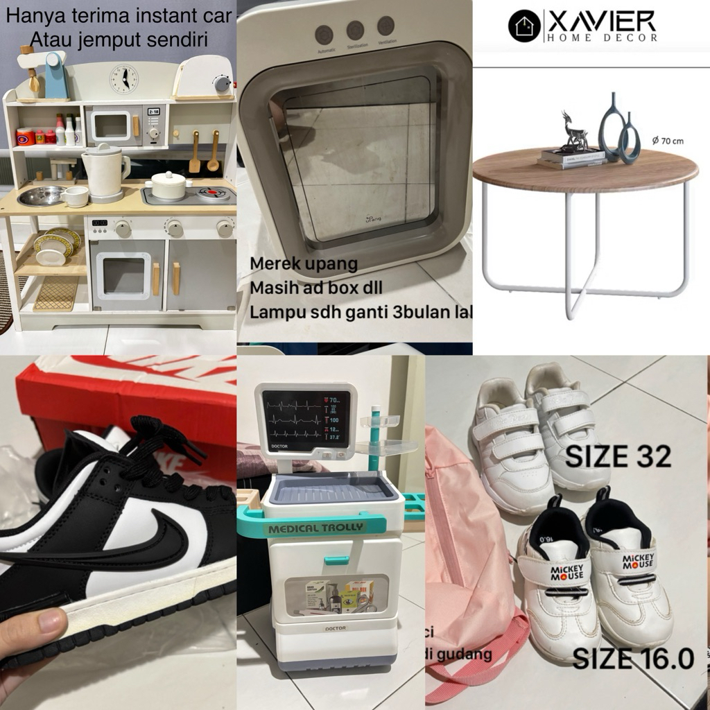 PRELOVED UPANG KITCHEN ANAK SEPATU MAINAN STROLLER