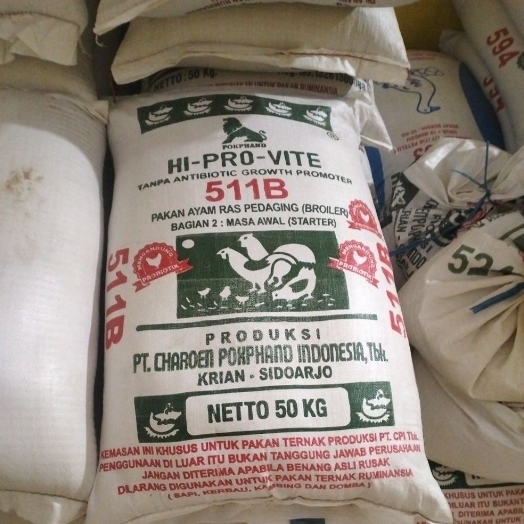 511 Bravo Pakan Ayam 50 Kg Ras Pedaging Original
