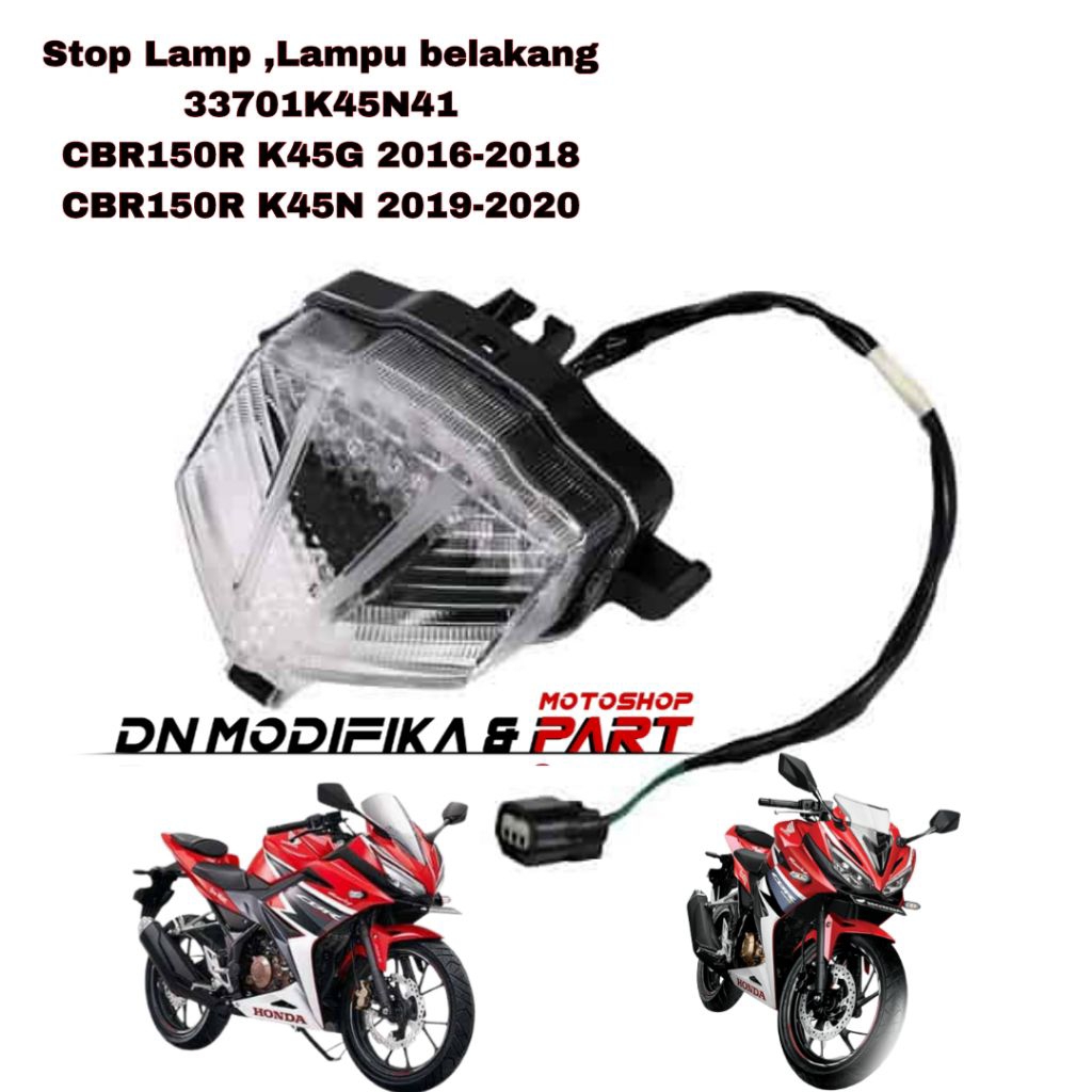 Lampu Belakang Stoplamp CBR 150R K45G Or K45N Stop Lamp CBR 150R