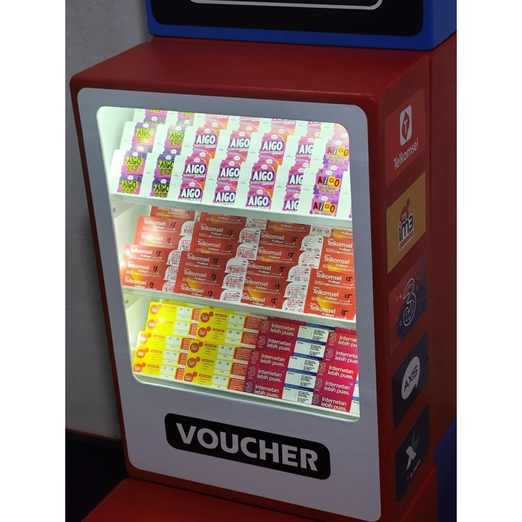 Etalase Voucher / Paket Data / Dudukan Voucher