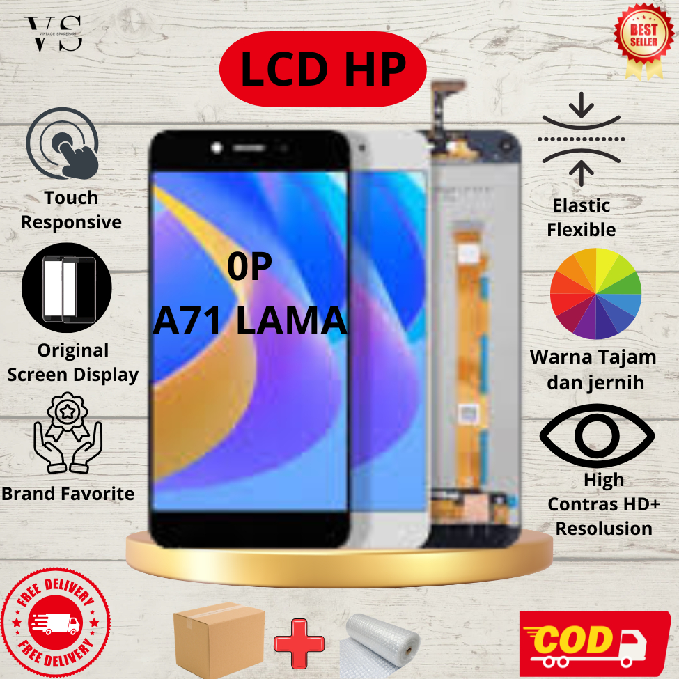 LCD OPPO A71 LAMA FULLSET TOUCHSCREEN 100% ORIGINAL COD SELURUH INDONESIA