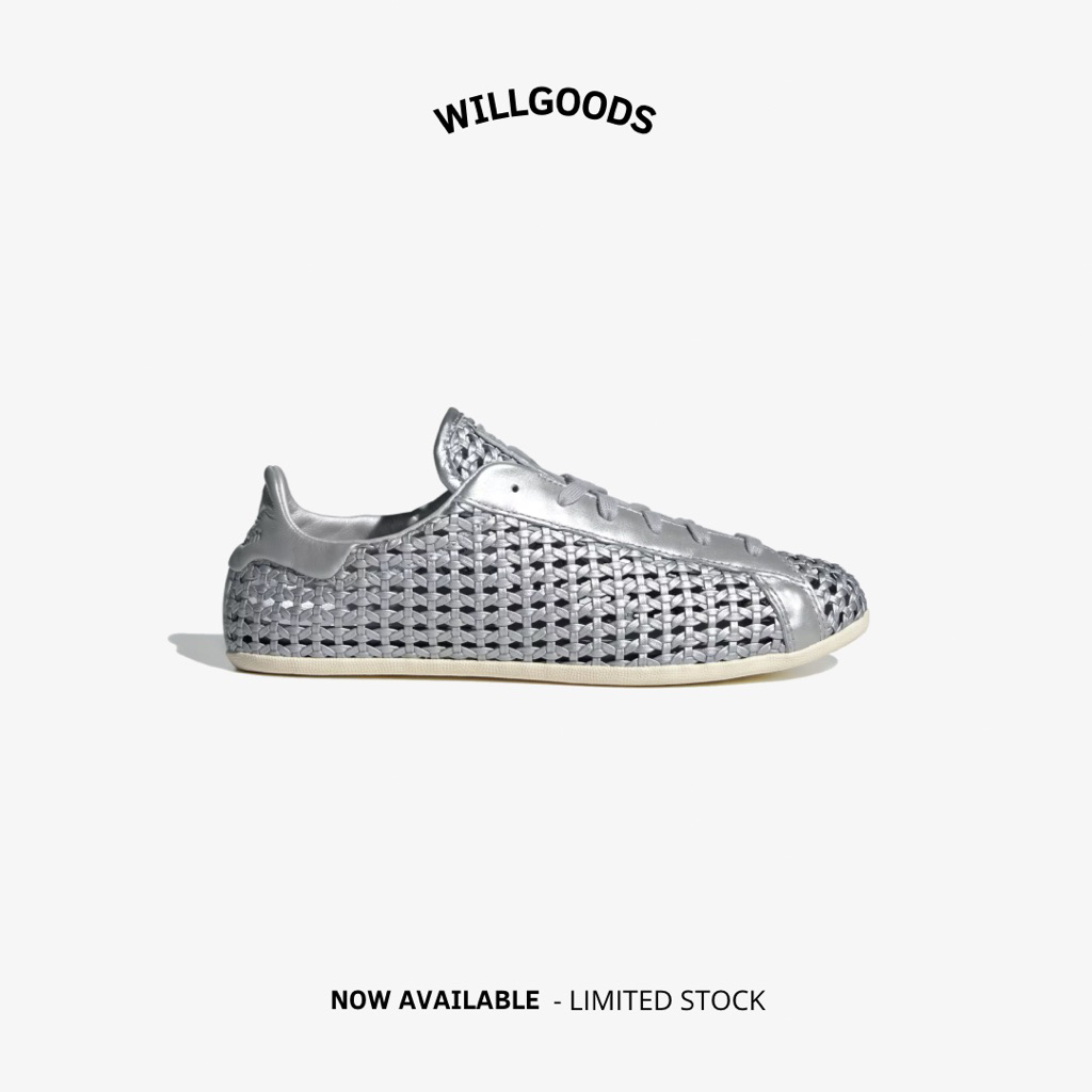 Adidas Stan Smith Lo Pro Basketweave Silver Metallic Women Original Resmi
