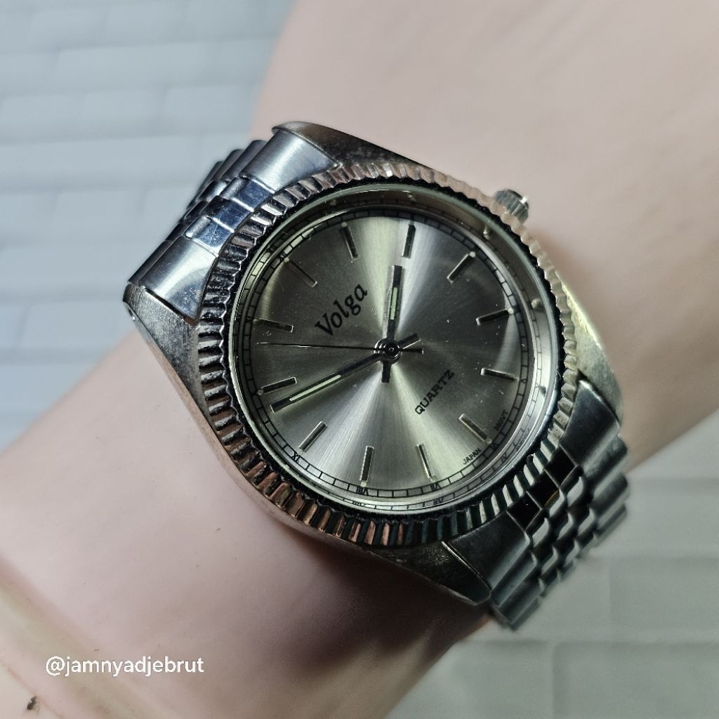 Jam Volga President Silver Grey Bekas