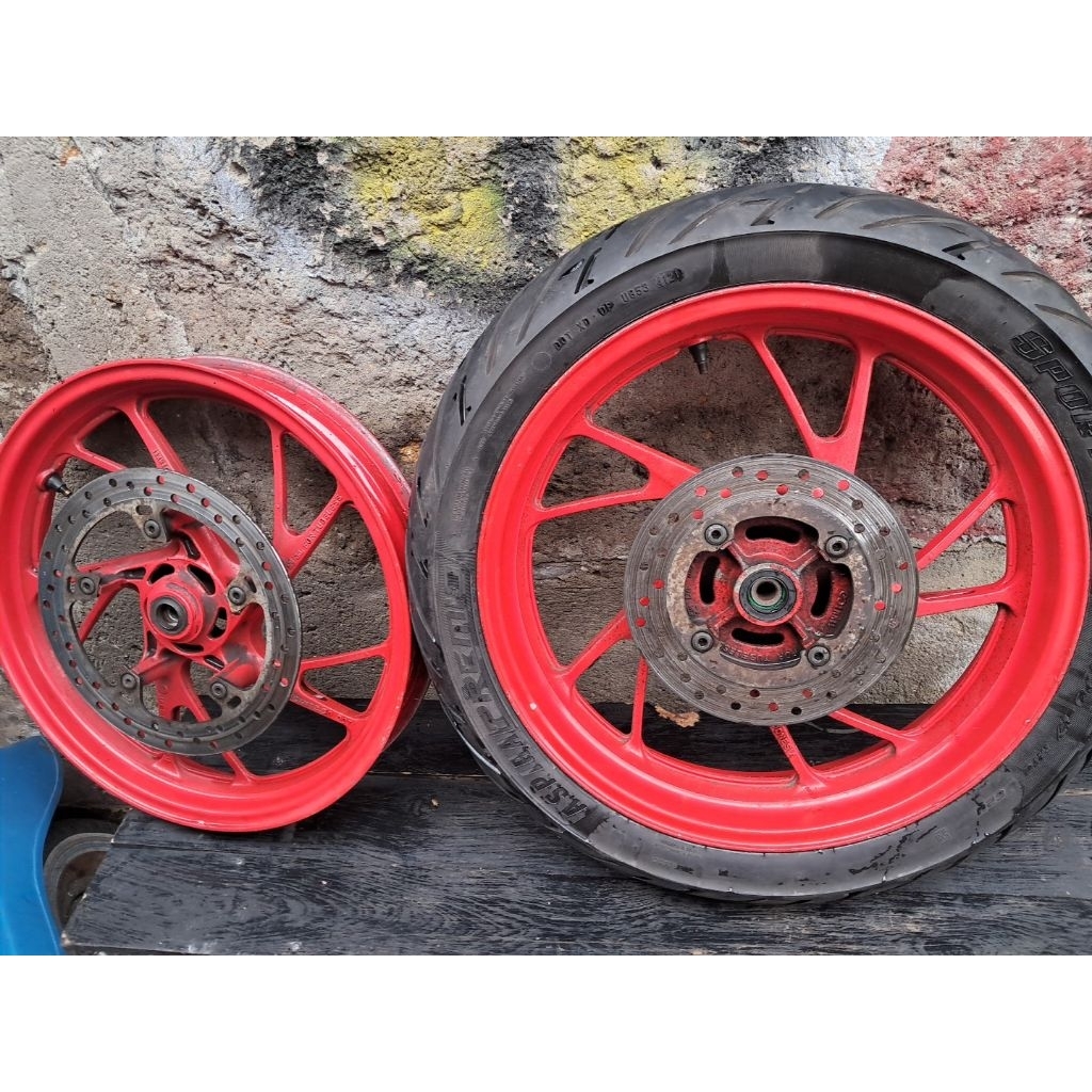Velg Cbr 150 r facelift cb 150r face lift pelek racing palang original ori copotan standar kelengkap