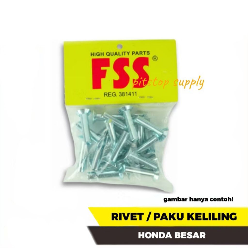 Fuboru FSS - Rivet / Paku Keliling Honda Besar