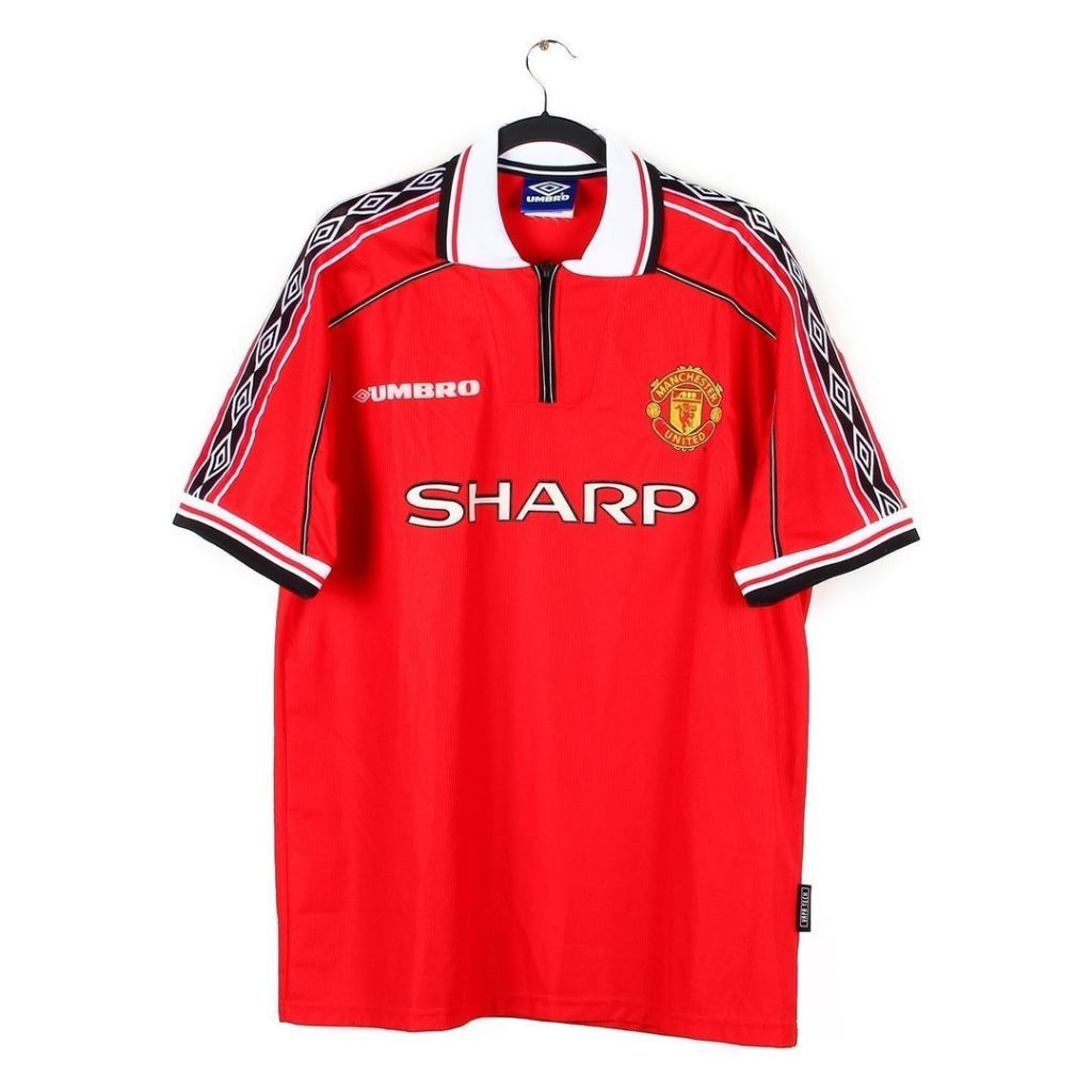 Jersey MU Home 98/99 Treble Winners