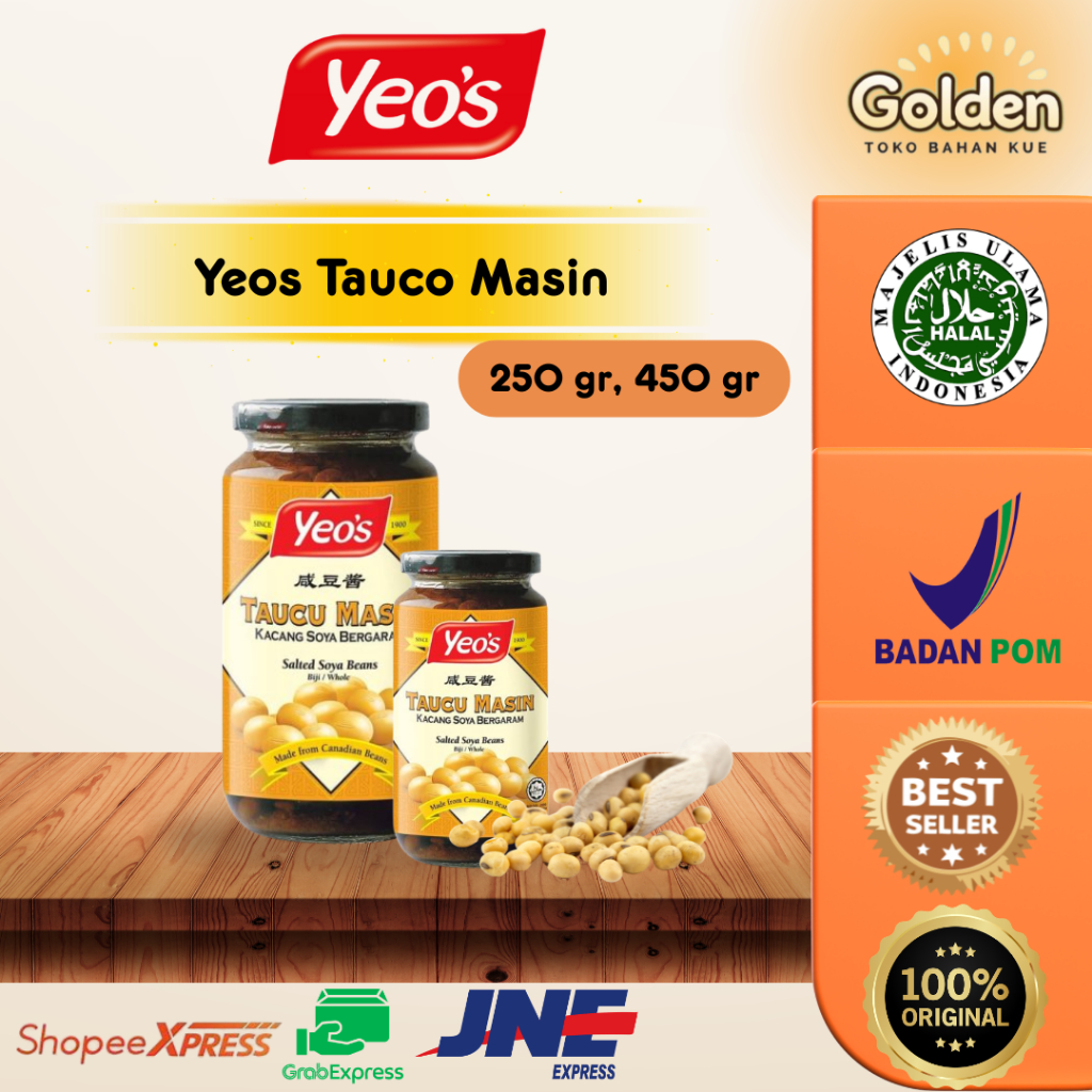 Yeos Tauco Masin, 250 gr, 450 gr