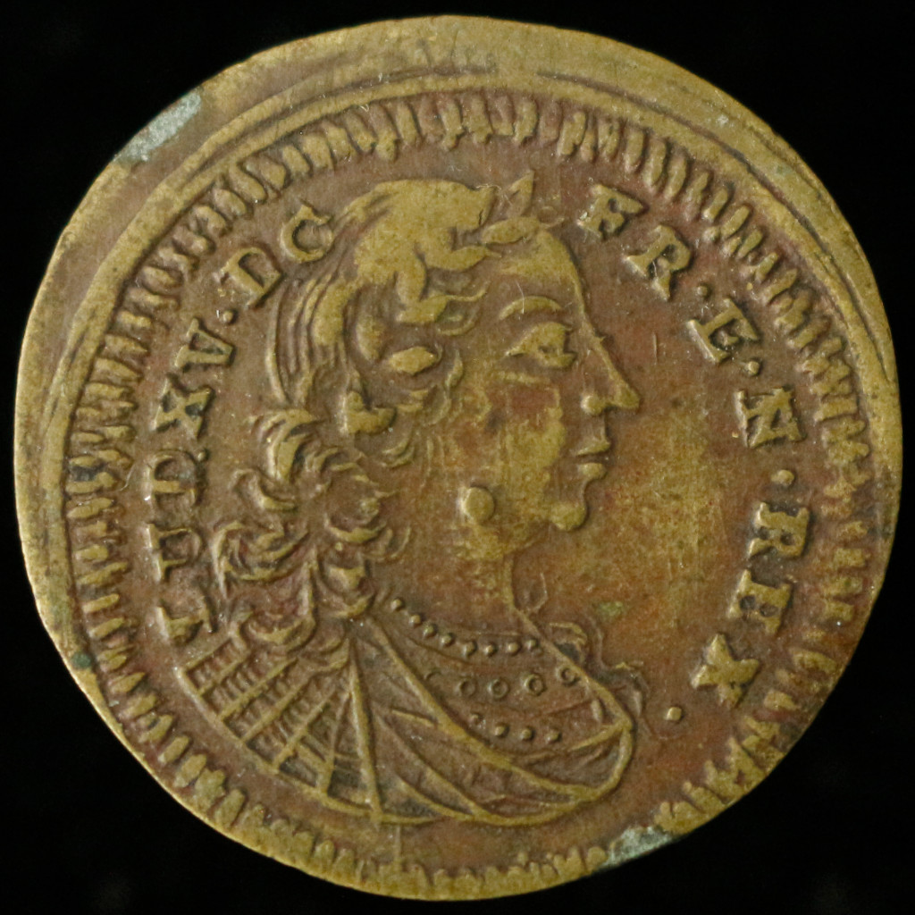 Koin Token Antik Prancis Louis XV Nuremberg Johann Jacob Dietzel