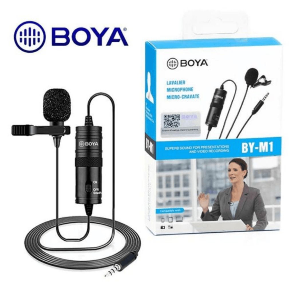 Mic Boya BY-M1 Mic Clip On Lavalier Boya M1