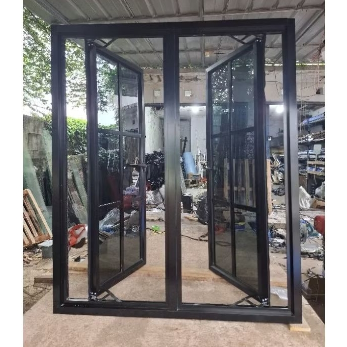 Jendela Aluminium kusen 3" Inkalumin Ornamen list kotak" L100 x T150