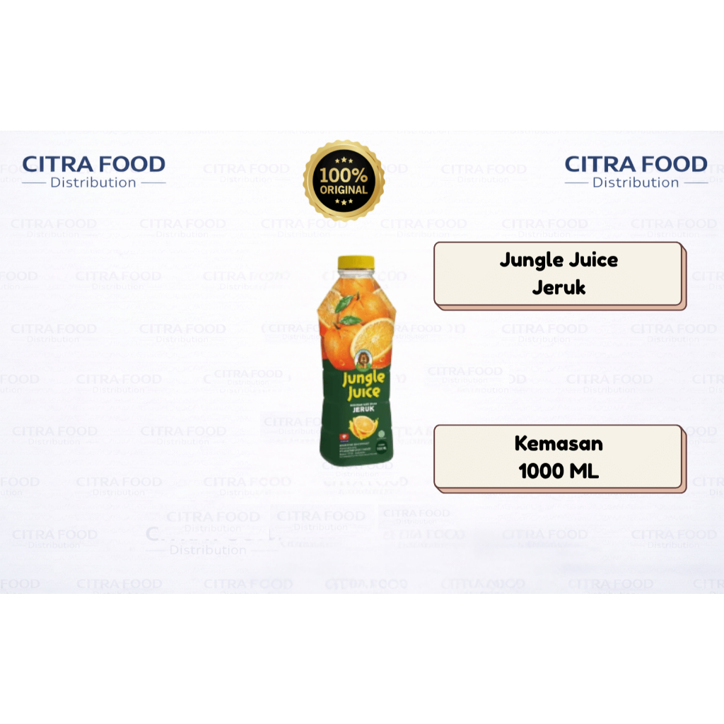 Jungle Juice Jeruk 1L Minuman Jus Jeruk Segar 1 Liter Siap Minum Fresh Orange Juice Drink