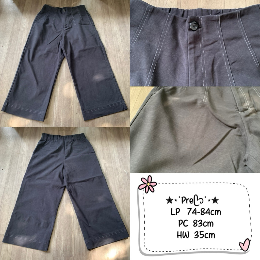 Celana 7/8 Wanita Sopan Bahan Katun