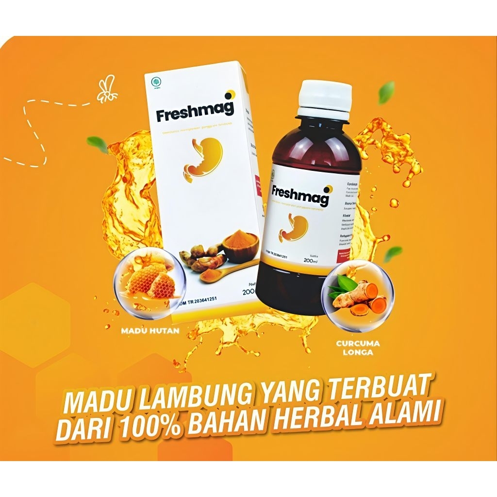 Fresmag Madu Asam Lambung Dan Atasi Pencernaan lainnya Original BPOM Halal