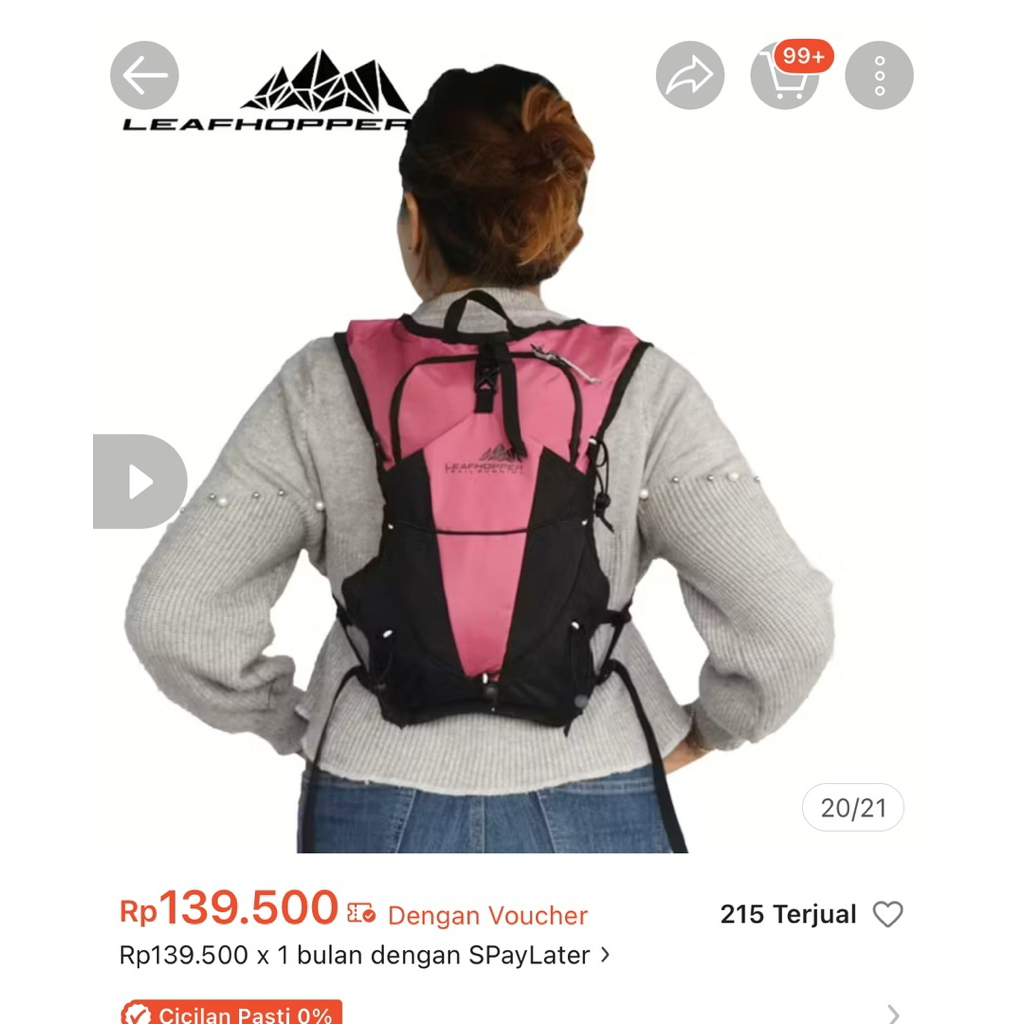 HYDROPACK 10 L BARU BEKAS ENDORSE