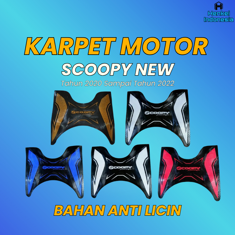 Karpet Motor Scoopy New - Alas Kaki Motor Scoopy New Prestige 2020 - 2022