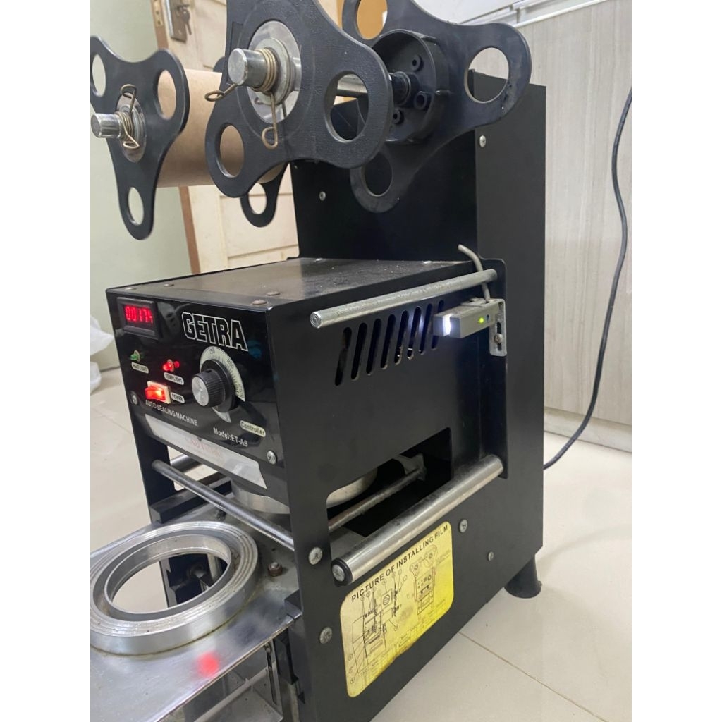 Mesin cup sealer GETRA ET-9  semi otomatis Second no minus
