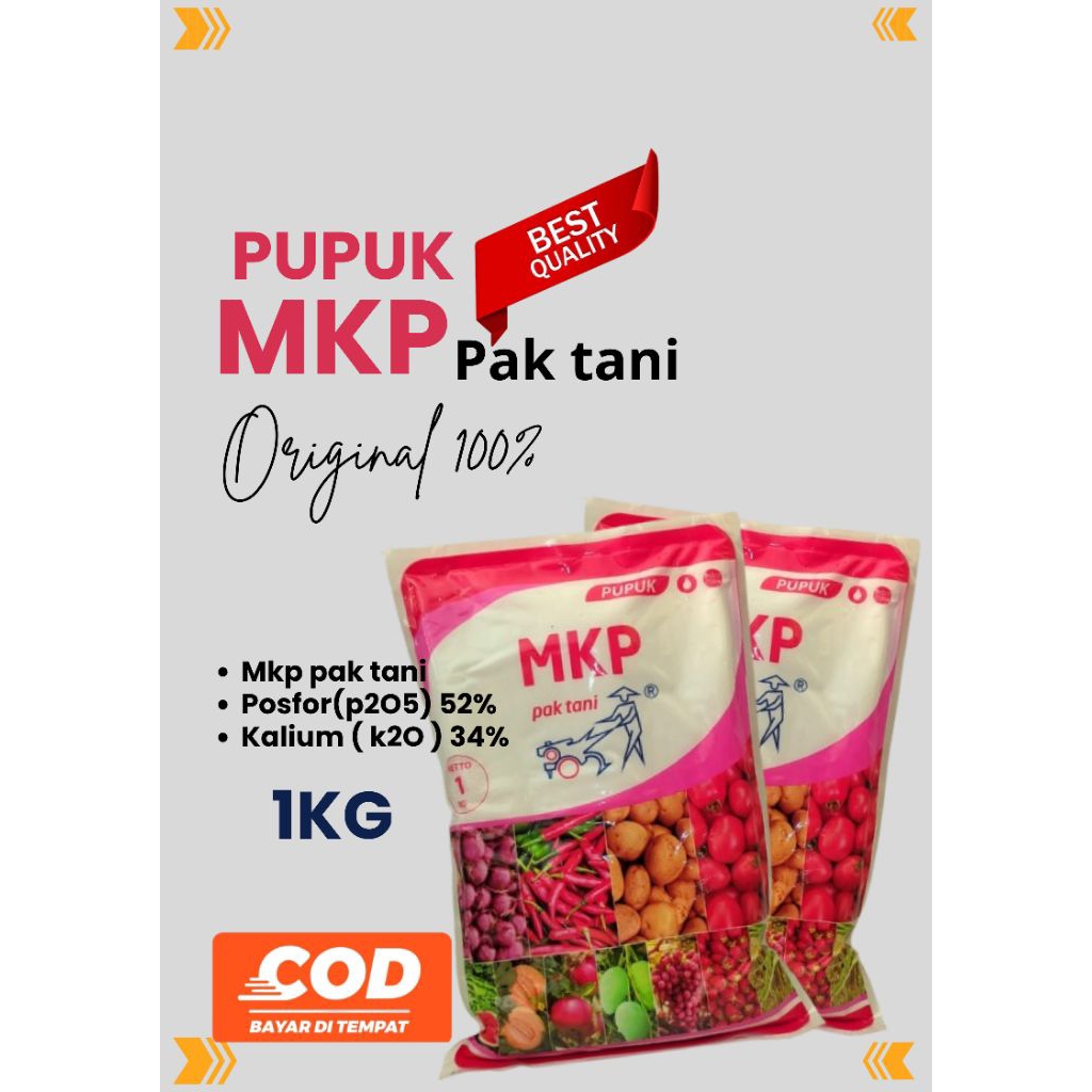 PUPUK MKP PAK TANI ORIGINAL 1 KG