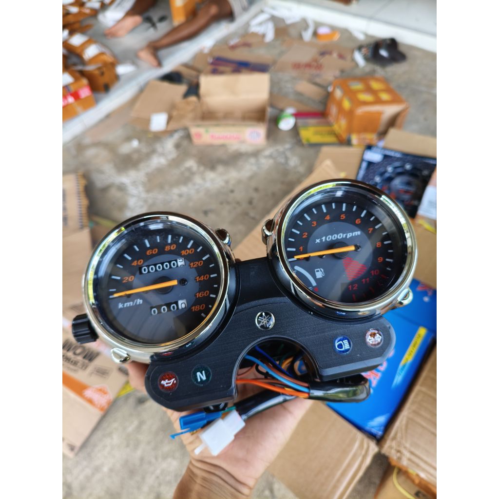 Spidometer Spido RX king New RXKing 2004 Layar hitam