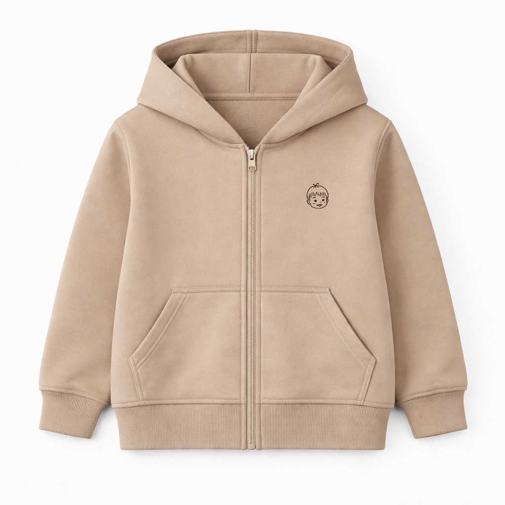 Little Sky Babyface Zipper Hoodie Airy Kids Premium | Jaket Anak Baby Terry Premium