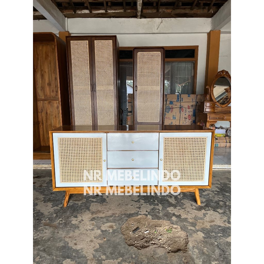 Bufet Tv Minimalis Kayu Jati Bufet Tv Retro Minimalis Jati Bufet Retro Jati Cabinet Tv Minimalis Jat