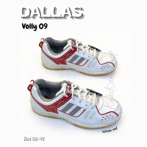 [BISA COD] Sepatu Olahraga DALLAS VOLLY 09 Nyaman & Anti Slip Size 38-42