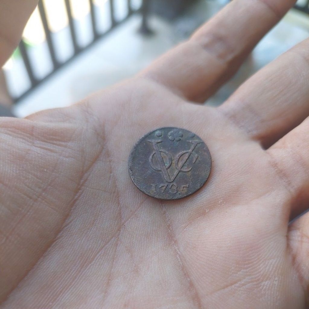 Koin Voc holland 1735. vf asli.