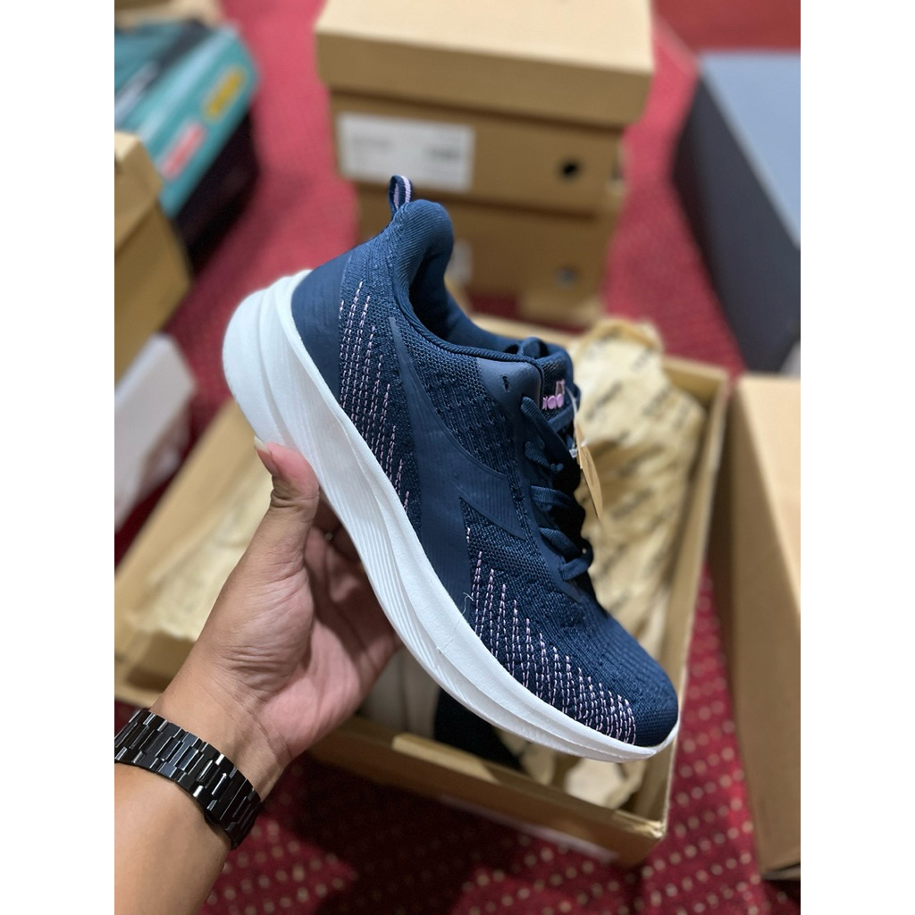 Diadora Pierre Running Women Navy Original BNIB Resmi