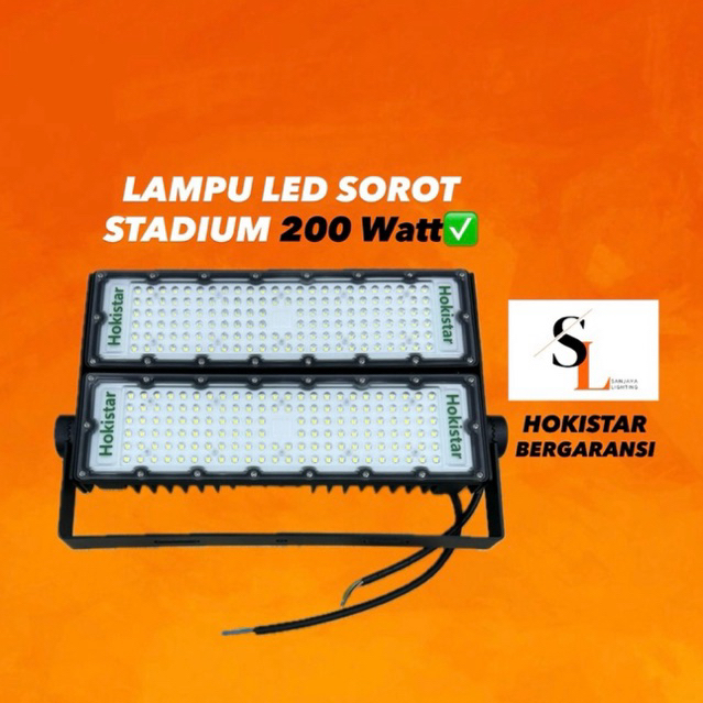 HOKISTAR Lampu LED Sorot Flood Light 200 Watt (Full Watt)