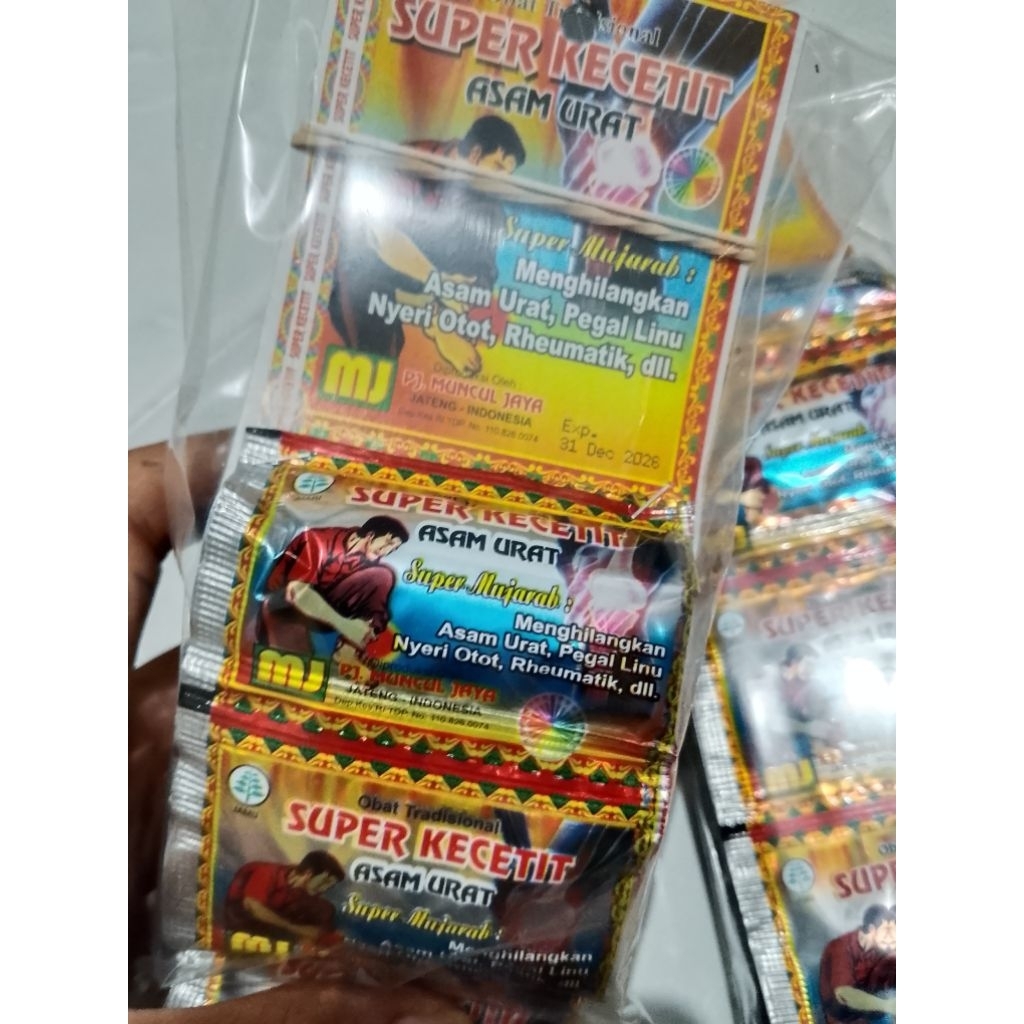 KECETIT Asam Urat Harga Untuk Satu Slop