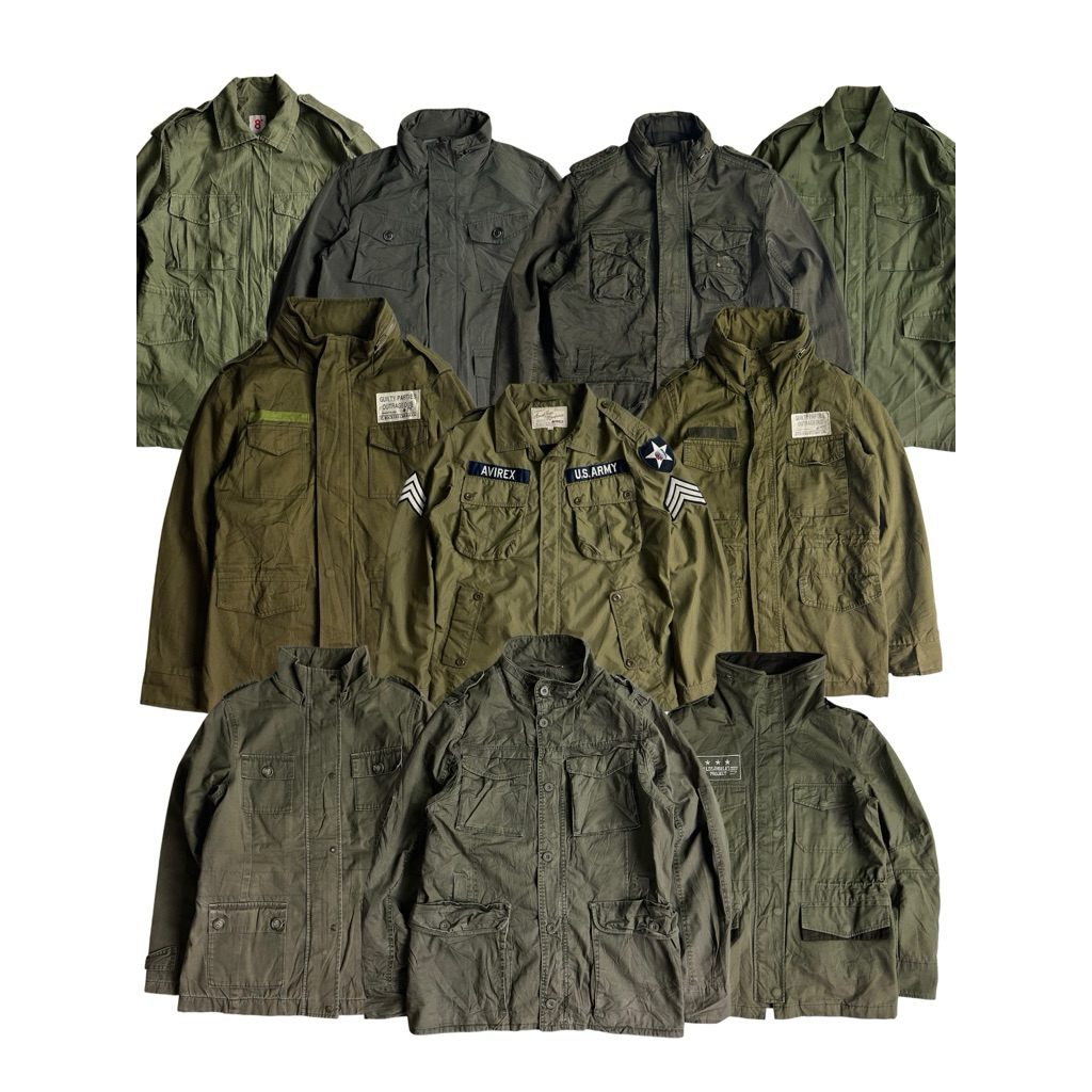 Military Fashion M65/M43/M51 Field Jacket OG 107