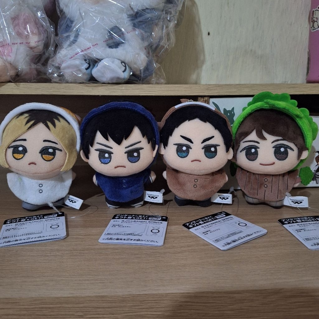 ( OFFICIAL MERCH ) Boneka Chibigurumi Haikyuu Oikawa, Kageyama, Kenma, Iwaizumi Original