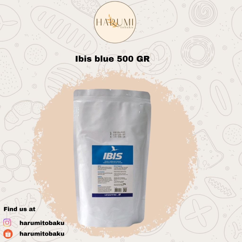 Pelembut Roti / Bread Softener Adonan Bahan Roti Ibis blue 500 gr