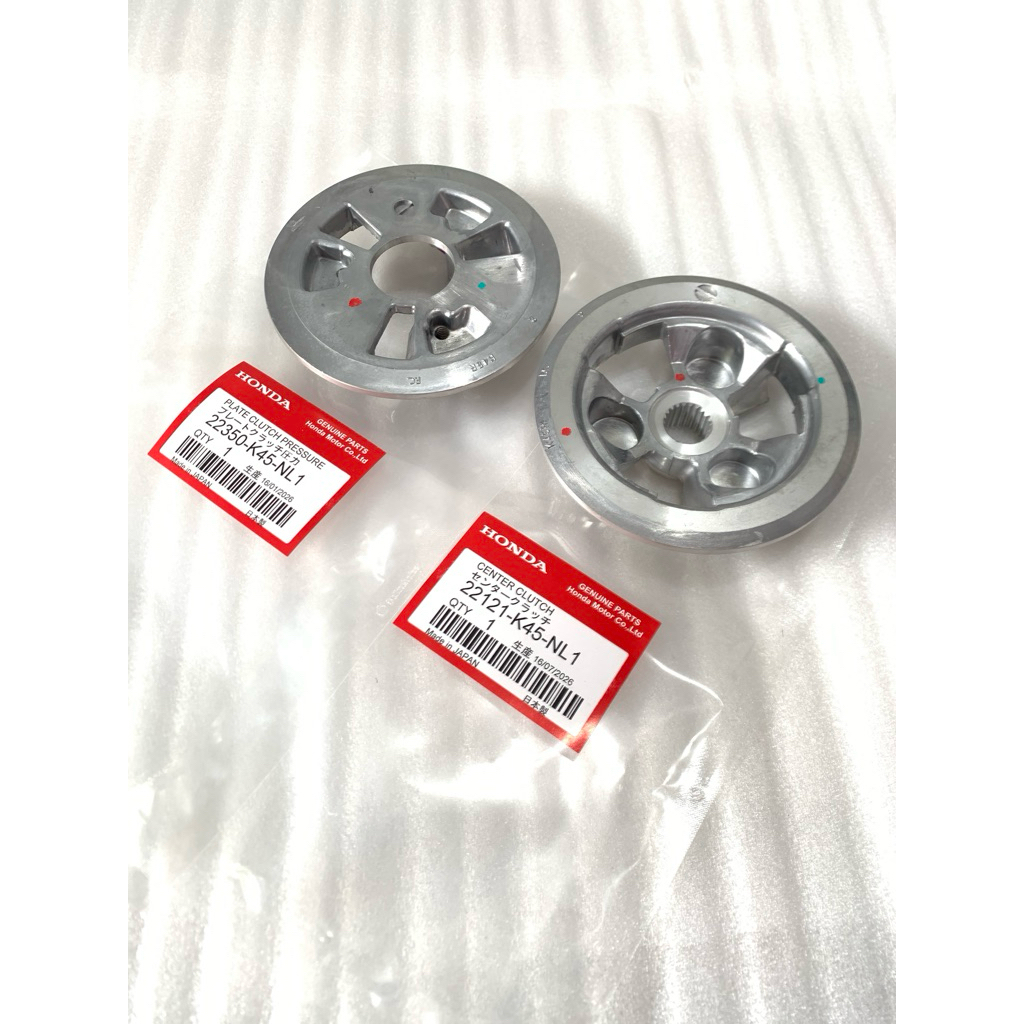 22121K45NL1 22350K45NL1 KAKI 3 + LAWAN RUMAH KAMPAS KOPLING CENTER CLUTCH PLATE CLUTCH PRESSURE HOND