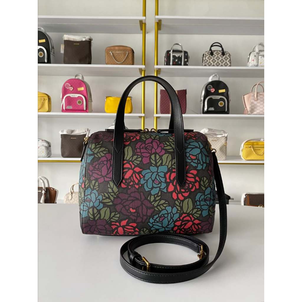 Tas Wanita Sydney Satchel Dark Floral