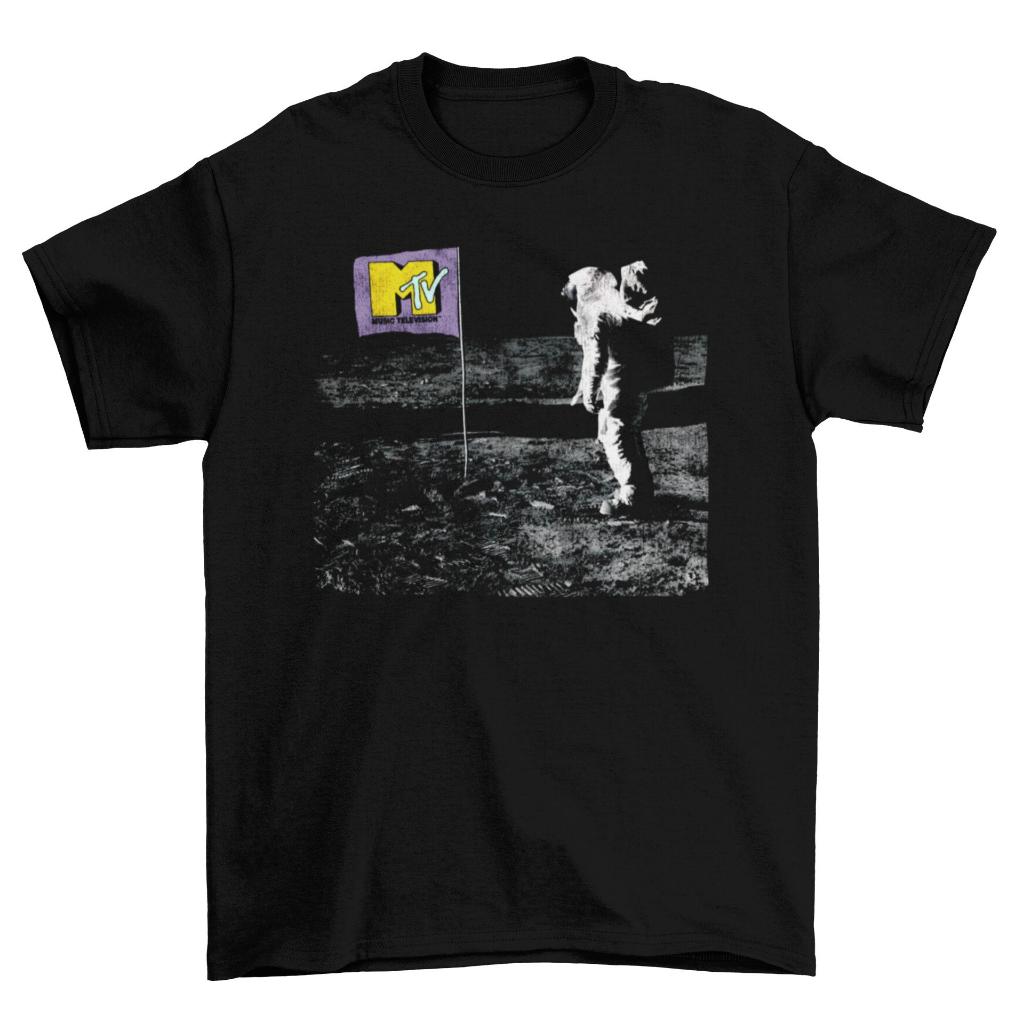 Tomoinc T-Shirt Kaos MTV - MTV Moon Landing