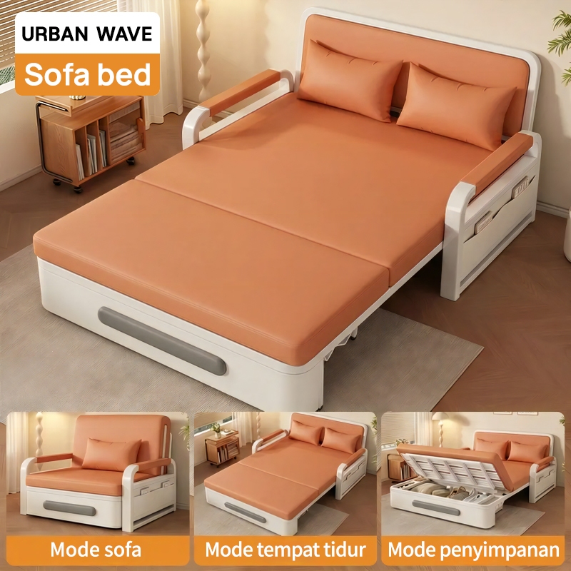 Urban wave Sofa ruang tamu Sofa bed Sofa minimalis ruang tamu kecil Sofa kecil untuk kamar sofabed