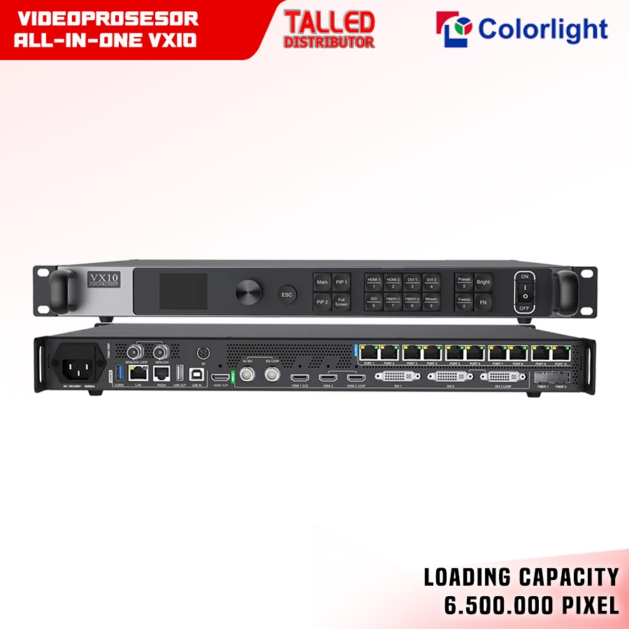 LED VIDEO CONTROLLER COLORLIGHT ALL IN ONE VX10 6,5JT PIXEL VIDEOTRON