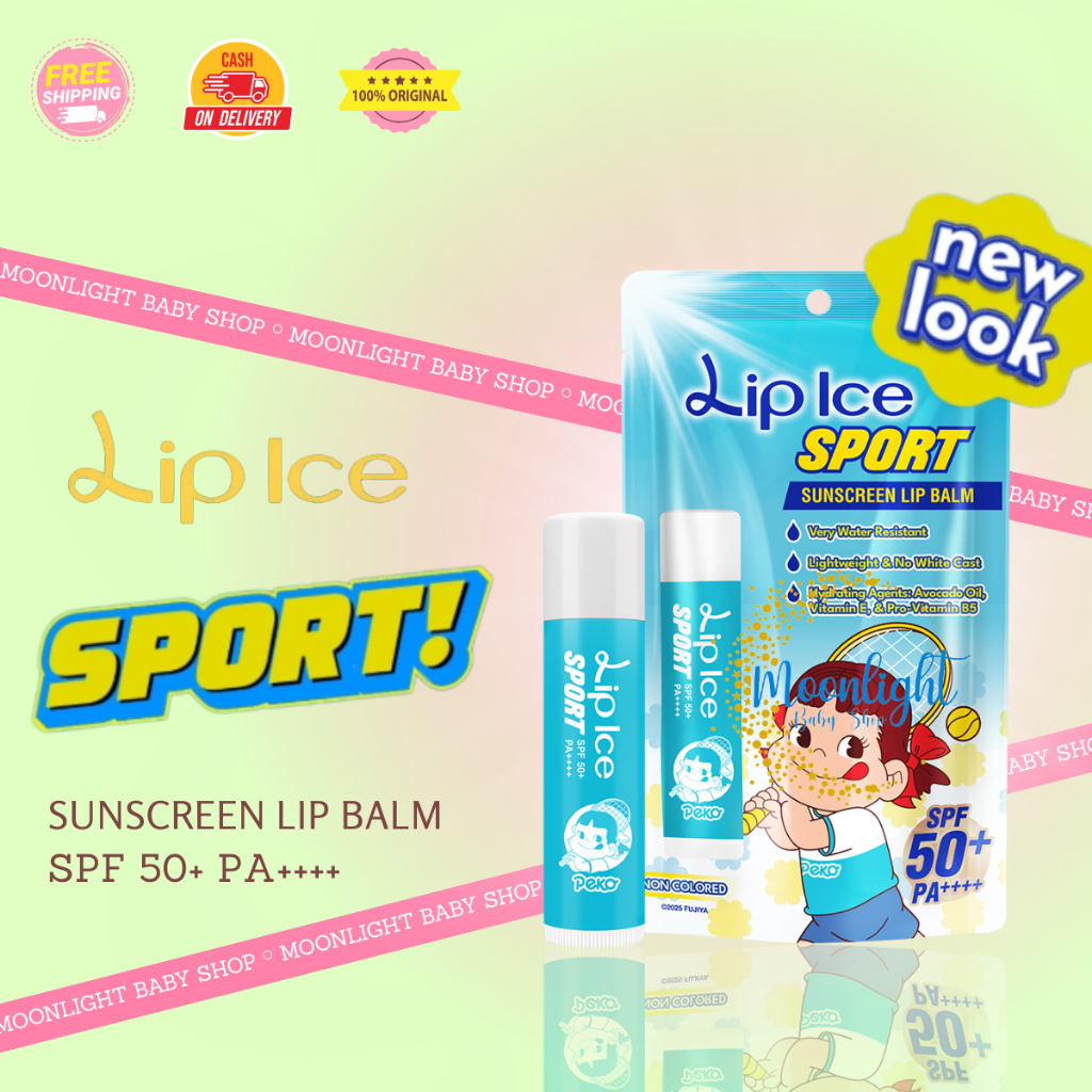 Lip Ice Sport Sunscreen Lip Balm SPF 50+ / Lip balm Sunblock sunscreen pelindung bibir