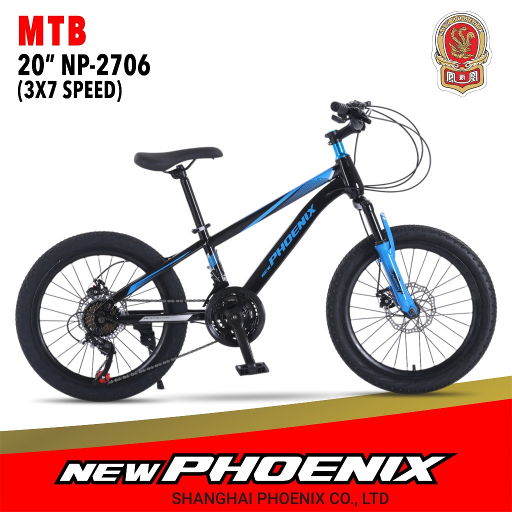 Sepeda Gunung MTB NEW PHOENIX NP 2706 Ukuran 20 Inch Anak Remaja