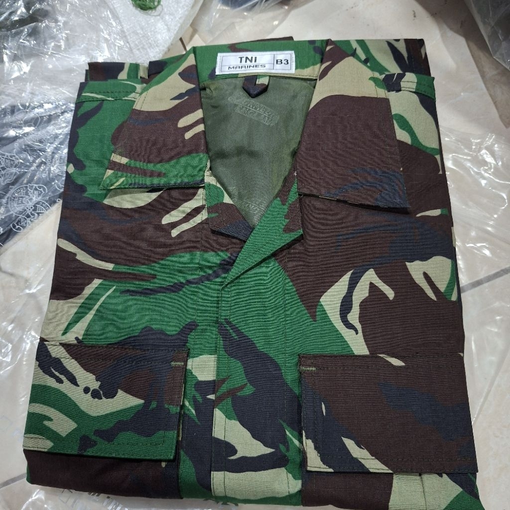 Baju PDL TNI Malvinas Sritex Wool Full Puring