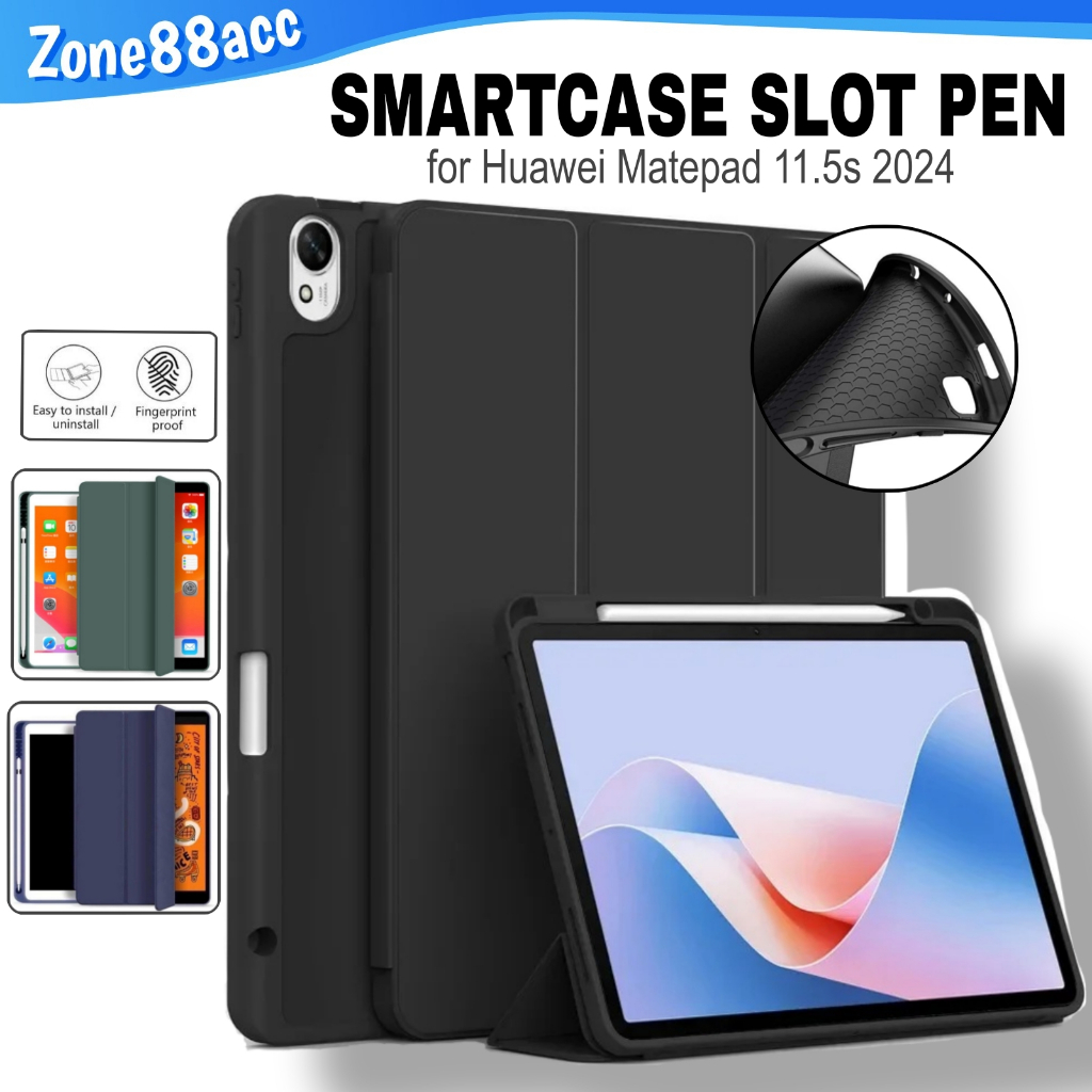 Smartcase Slot pen Huawei Matepad 11.5 S / case huawei matepad 11.5 s / casing huawei matepad 11.5 s
