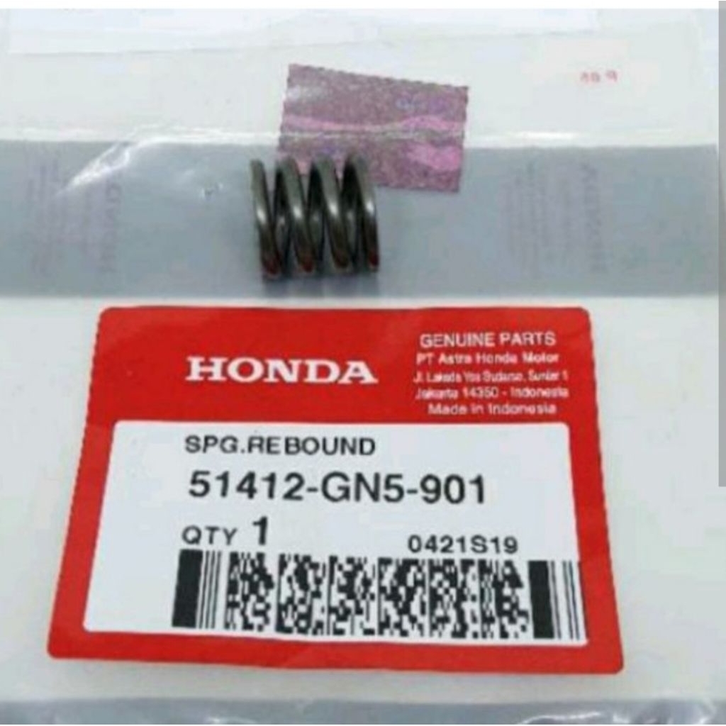 51412-GN5-901 HGP AHM 100% ORIGINAL PER REBOUND GRAND KARISMA SUPRA 125 51412GN5901