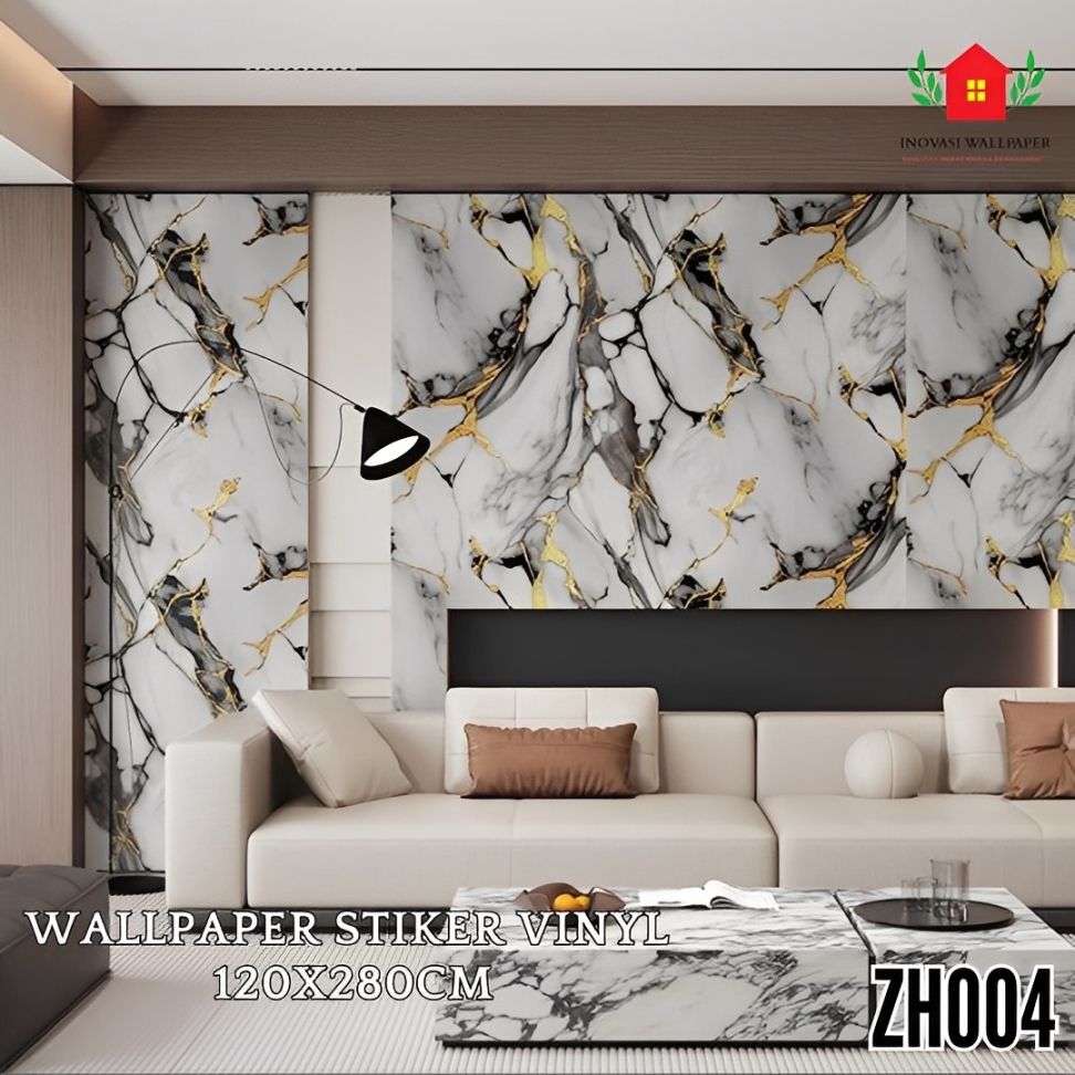 Wallpaper Vinyl Foam Roll Motif Elegan Modern Wallpaper Dinding Rumah Minimalis Ukuran 120x280