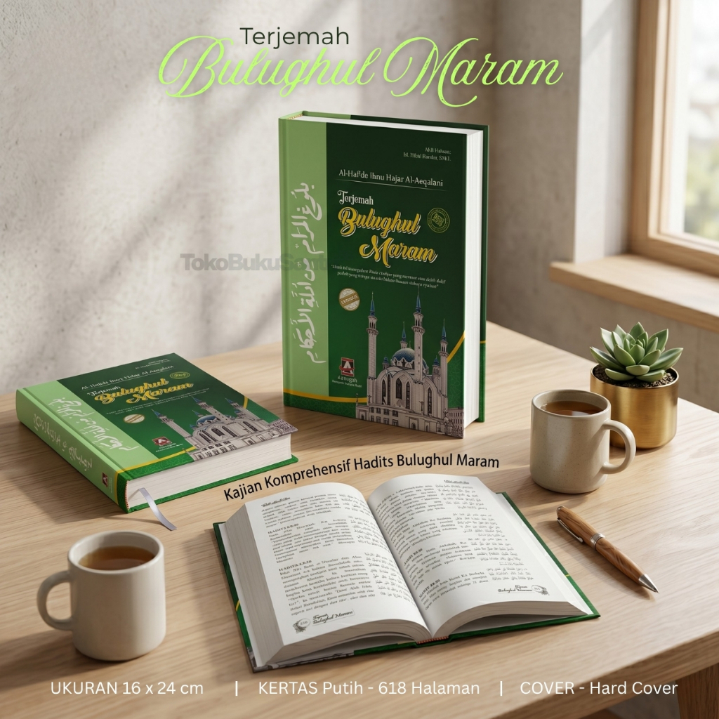 Terjemah Bulughul Marom | Kitab Hadis Fiqih Lengkap | Buku Terjemah Bulughul Maram Al-Aziziyyah Lirb