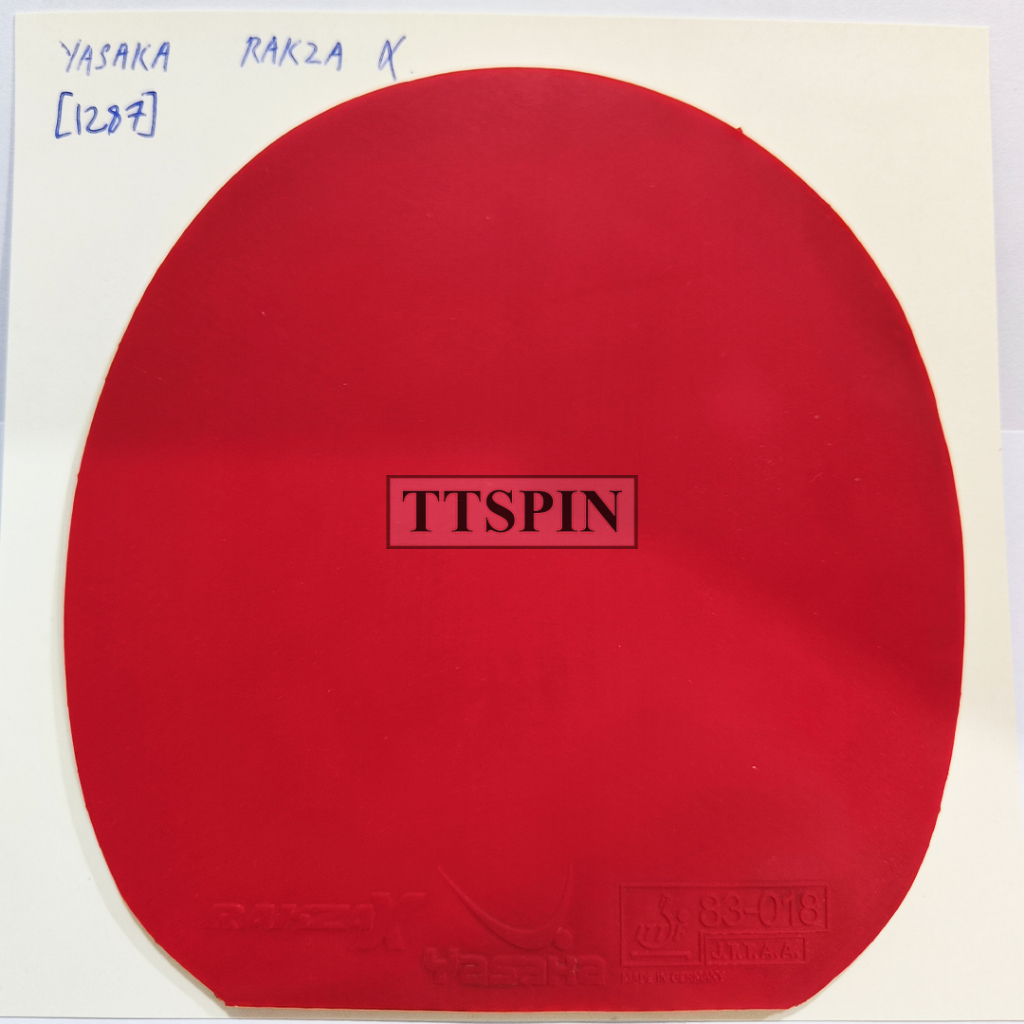 Yasaka Rakza X - Karet Pingpong Tenis Meja Bet Bat YASAKA Rakza 10 RakzaX Rubber Table Tennis Second