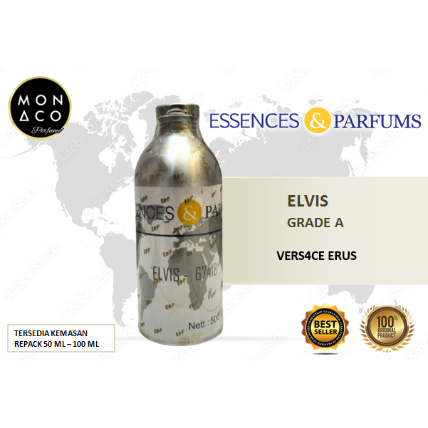 ELVIS INSPIRED VERSACI ERUS - GRADE A - BY ESSENCES & PARFUMS - ASLI 100%