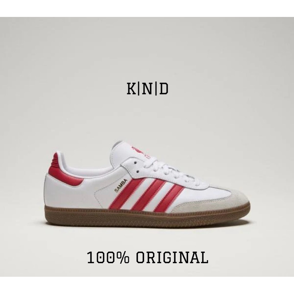 ADIDAS SAMBA LIVERPOOL WHITE RED JQ5041 ORIGINAL