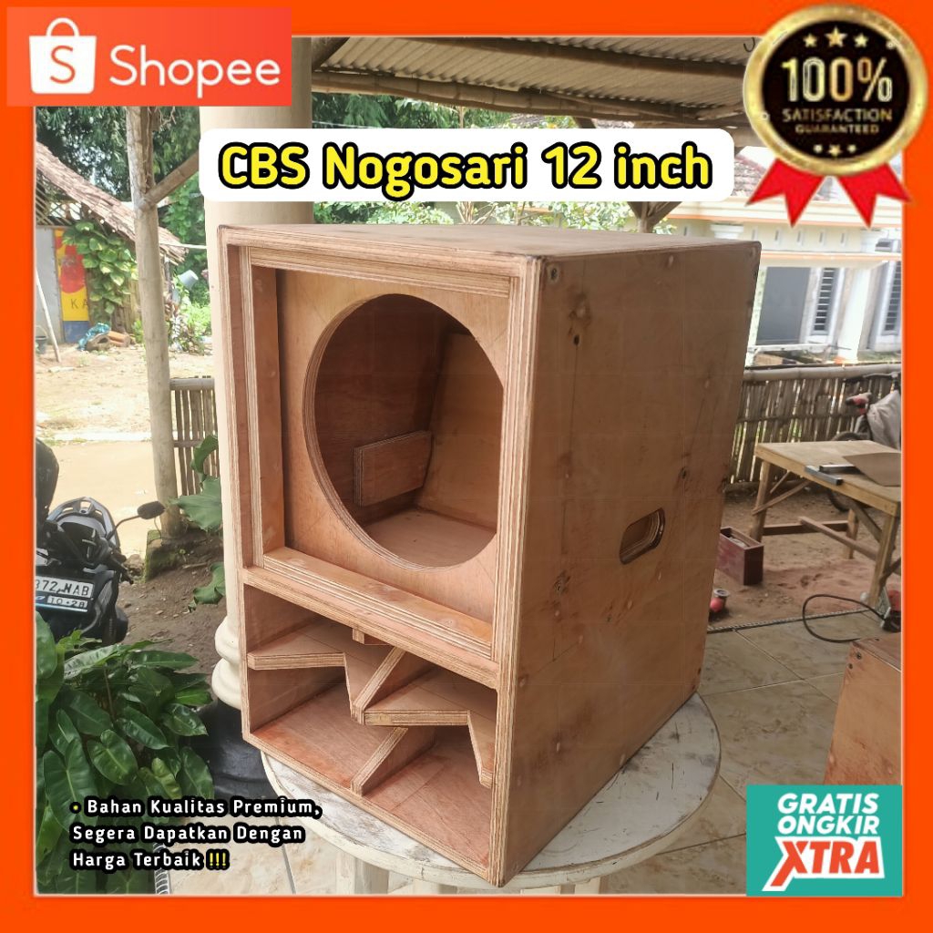 Box Subwoofer CBS Nogosari 12 inch (15mm super)