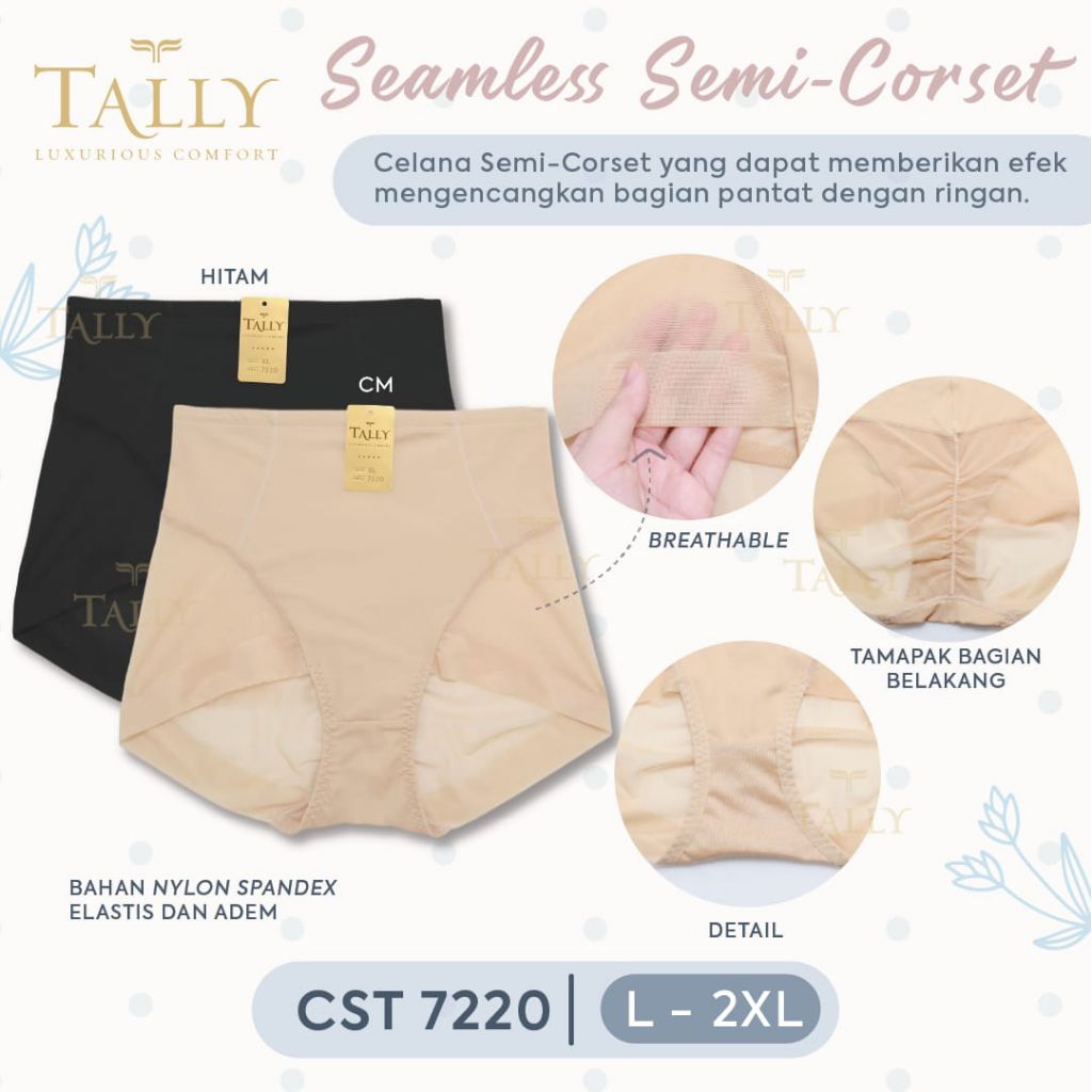 celana dalam seamless semi korset TALLY 7220